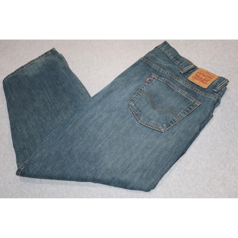 Levi Strauss 559 Relaxed Straight Jeans Men 50x30 BIG & Tall Blue Denim Cotton